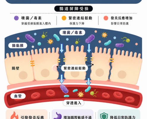腸胃免疫腸道發炎圖
